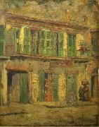 David Maitland Armstrong Toulouse Street, French Quarter painting